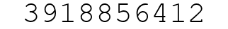 Number 3918856412.