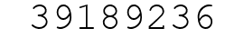 Number 39189236.