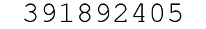 Number 391892405.