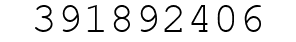 Number 391892406.