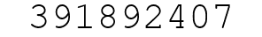 Number 391892407.