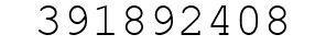 Number 391892408.