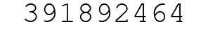 Number 391892464.