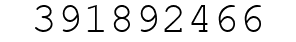 Number 391892466.