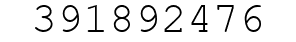 Number 391892476.