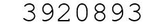 Number 3920893.