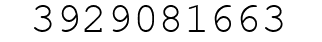 Number 3929081663.