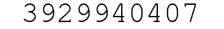 Number 3929940407.