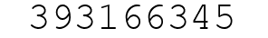 Number 393166345.