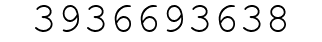 Number 3936693638.