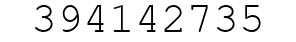 Number 394142735.