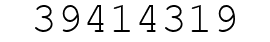 Number 39414319.