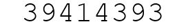 Number 39414393.