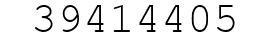 Number 39414405.