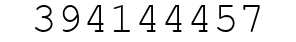 Number 394144457.