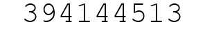 Number 394144513.