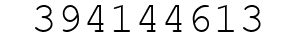 Number 394144613.
