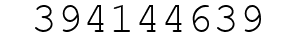 Number 394144639.