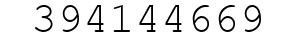 Number 394144669.