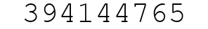 Number 394144765.