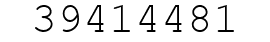 Number 39414481.