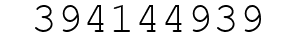 Number 394144939.
