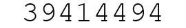 Number 39414494.