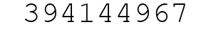 Number 394144967.