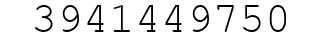 Number 3941449750.
