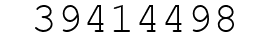 Number 39414498.