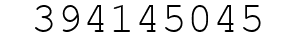Number 394145045.