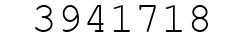 Number 3941718.