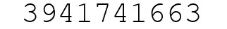 Number 3941741663.
