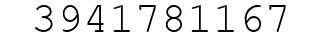 Number 3941781167.