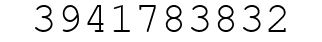 Number 3941783832.