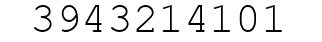 Number 3943214101.