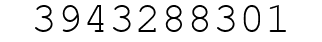 Number 3943288301.