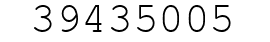 Number 39435005.
