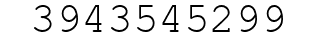 Number 3943545299.