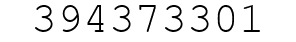 Number 394373301.