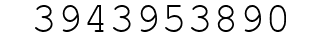 Number 3943953890.