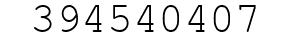 Number 394540407.