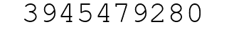 Number 3945479280.