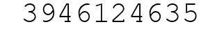 Number 3946124635.