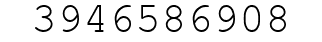Number 3946586908.