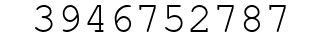 Number 3946752787.