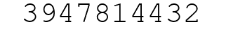 Number 3947814432.