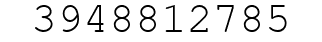 Number 3948812785.