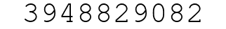 Number 3948829082.