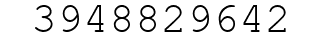 Number 3948829642.